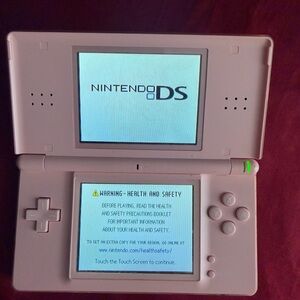 Nintendo DS Light Pink Handheld Console